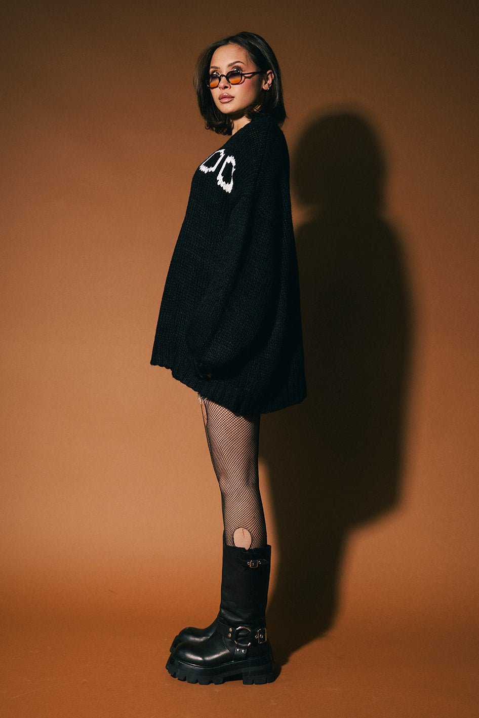 I'm A Weirdo Slouchy Knit in Black – Dressed in Lala