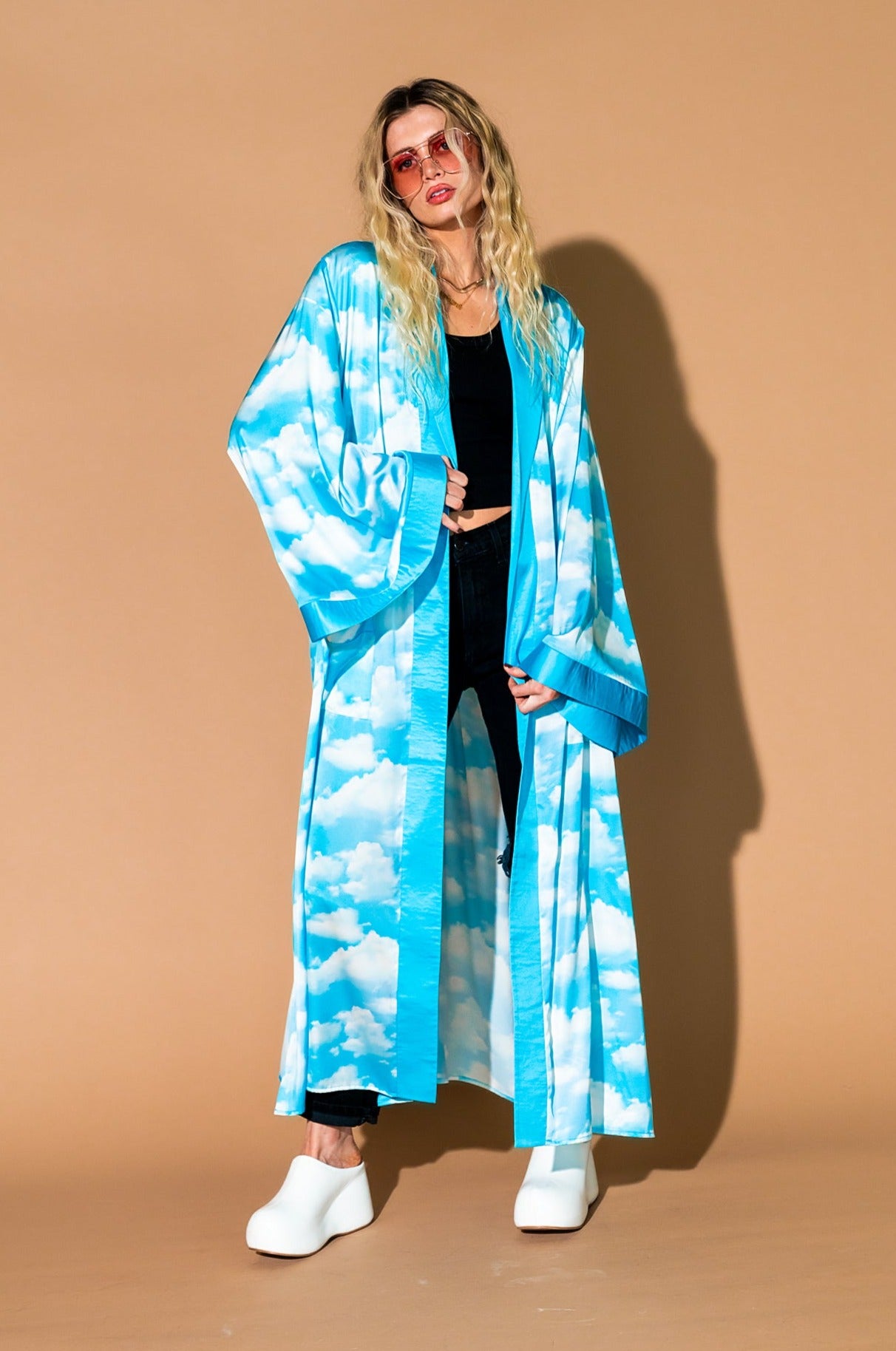 Good Karma Kimono in Cloud Nine