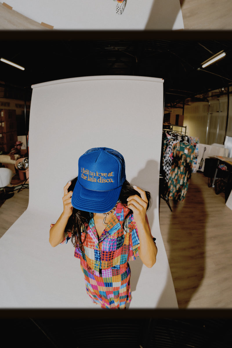 Lala Disco Trucker Hat Dressed in Lala