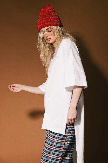 Indie Sleaze Hi - Lo Tee - Dressed in Lala