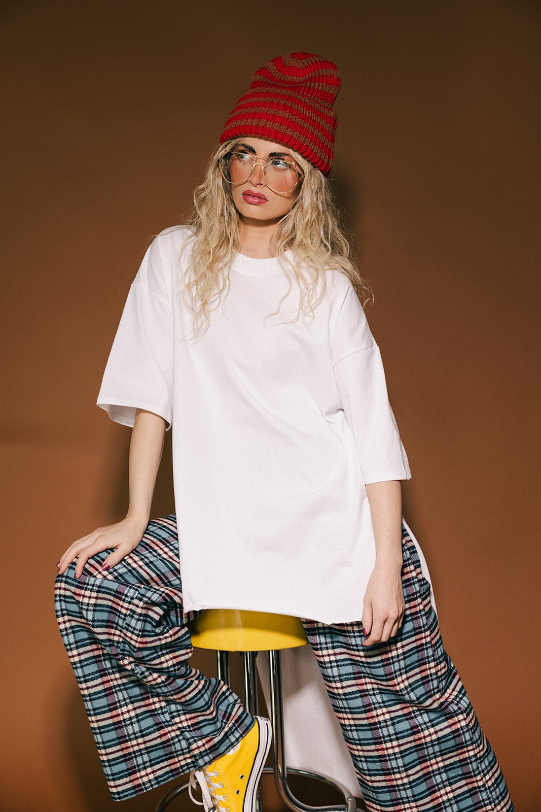 Indie Sleaze Hi - Lo Tee - Dressed in Lala