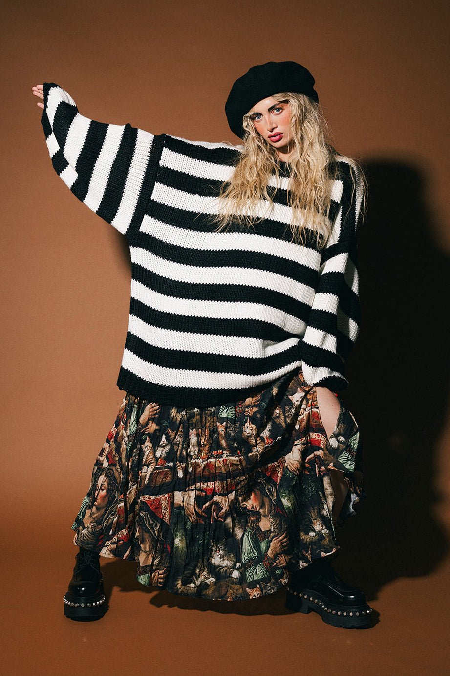 Jailbird Striped Chunky Knit Sweater - Dressed in Lala