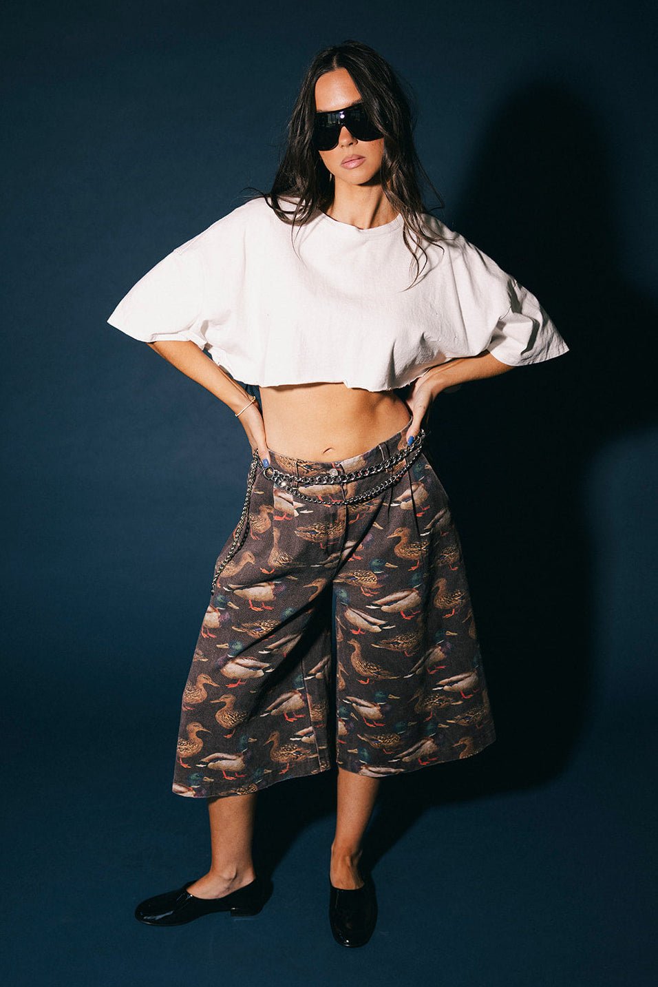 Just Ducking Around Denim Jorts - Dressed in Lala