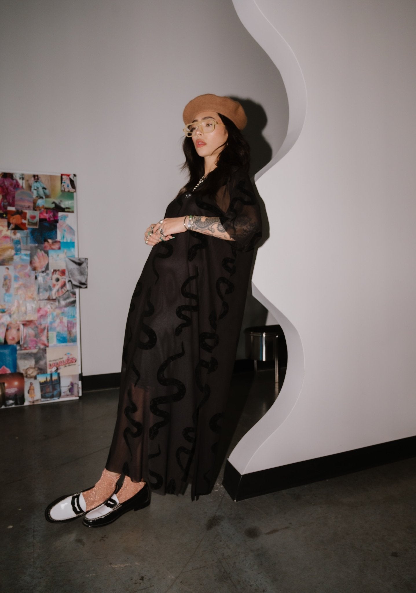 Karma Oversized Mesh Dress + Slip in Hiss and Tell Dressed in Lala Karma Oversized Mesh Dress + Slip in Hiss and Tell Dressed in Lala