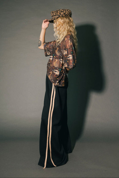Karma Oversized Mesh Top in Lucky Duck - Dressed in Lala