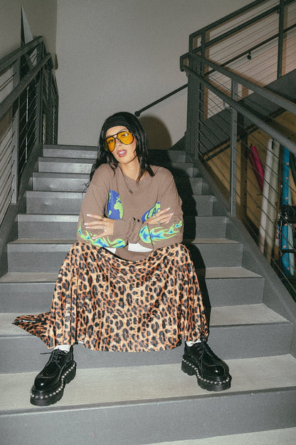 Karma's Got Your Back Oversized Long Sleeve Tee - Dressed in Lala