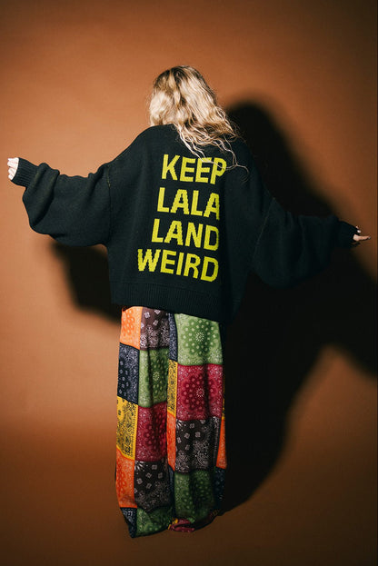 Keep Lalaland Weird Oversized Alien Sweater - Dressed in Lala
