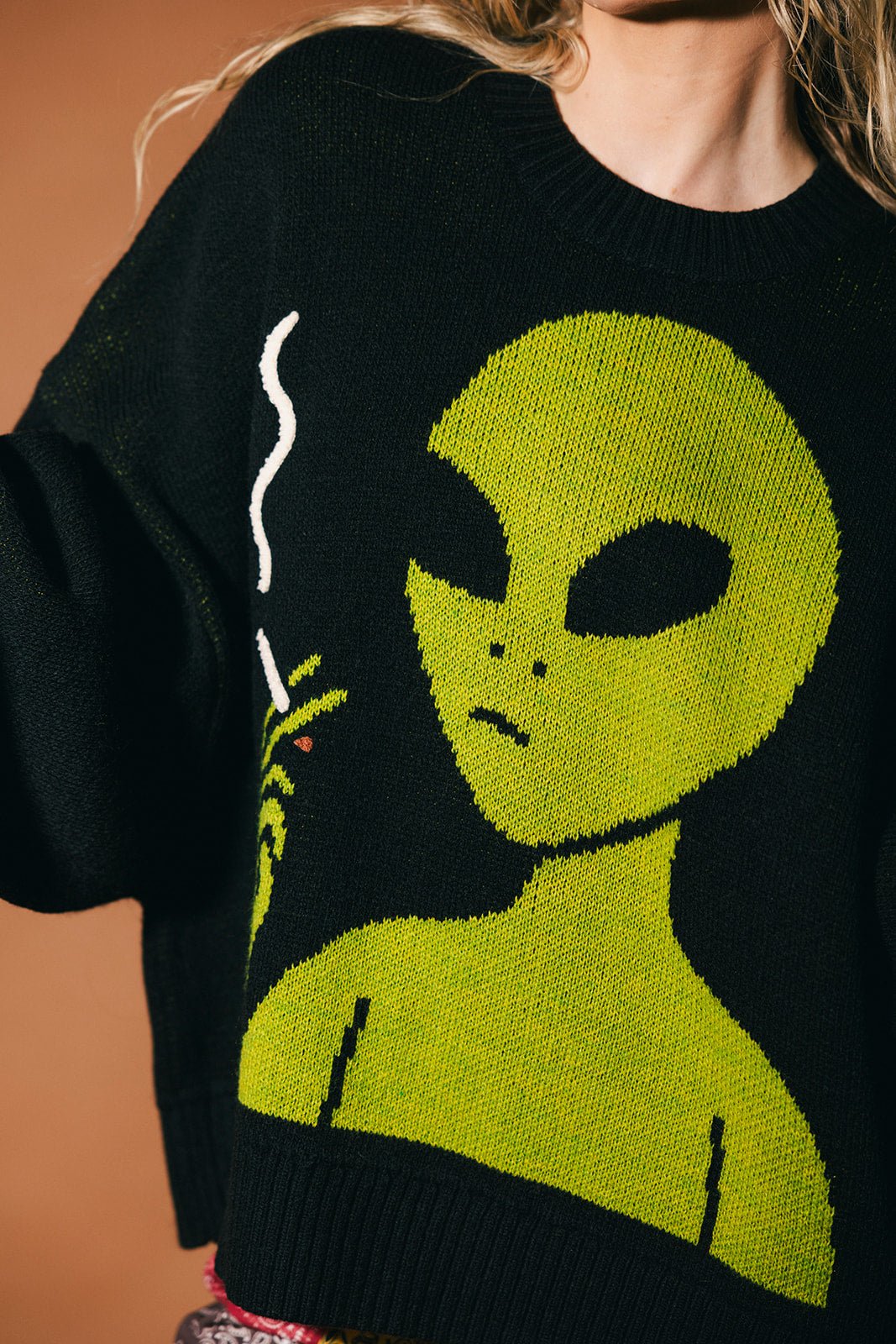 Keep Lalaland Weird Oversized Alien Sweater - Dressed in Lala