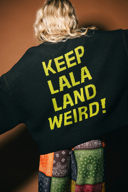 Keep Lalaland Weird Oversized Alien Sweater - Dressed in Lala
