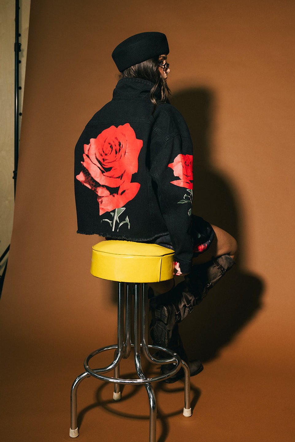 La Vie En Rose Boxy Cropped Denim Jacket - Dressed in Lala
