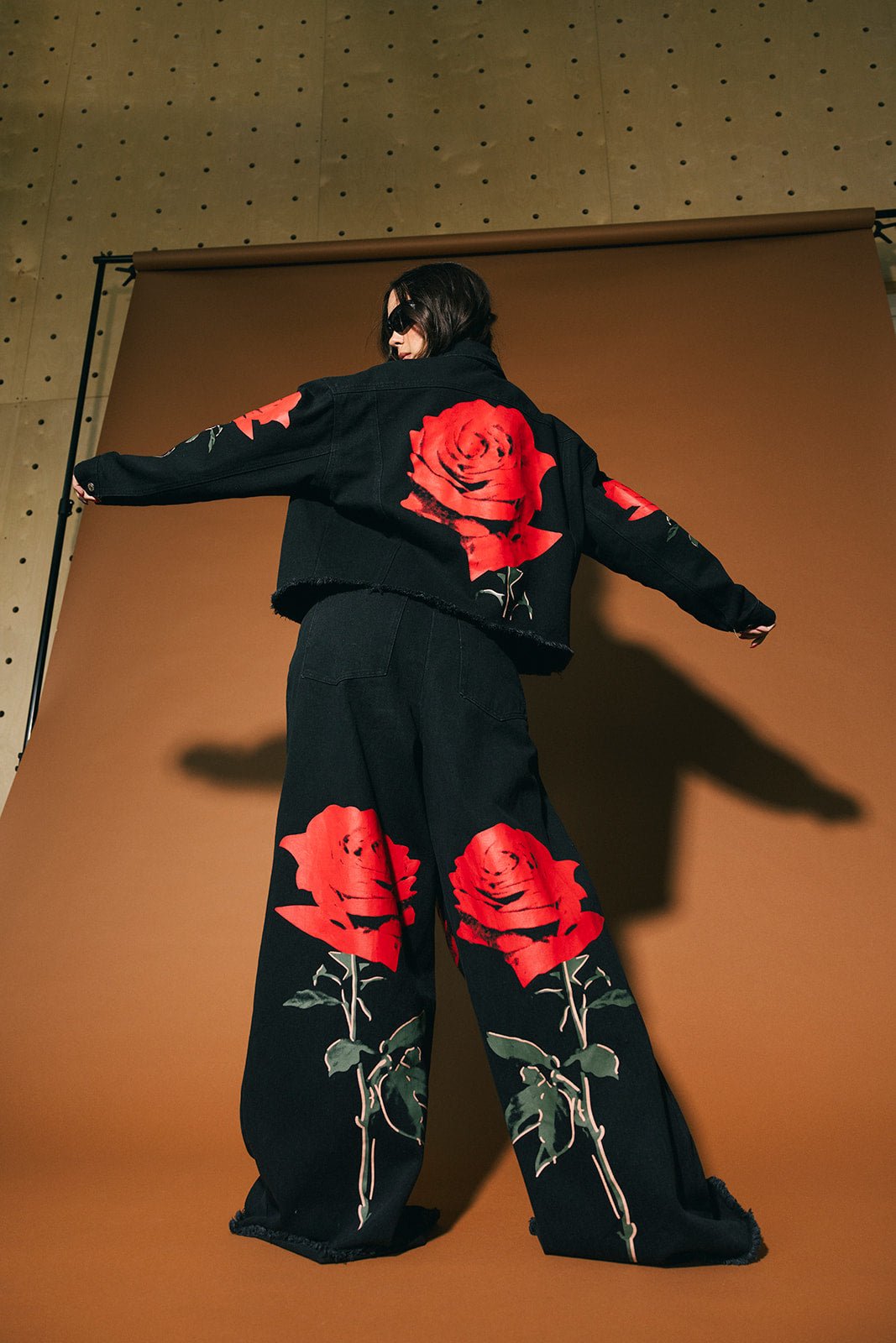 La Vie En Rose Boxy Cropped Denim Jacket - Dressed in Lala