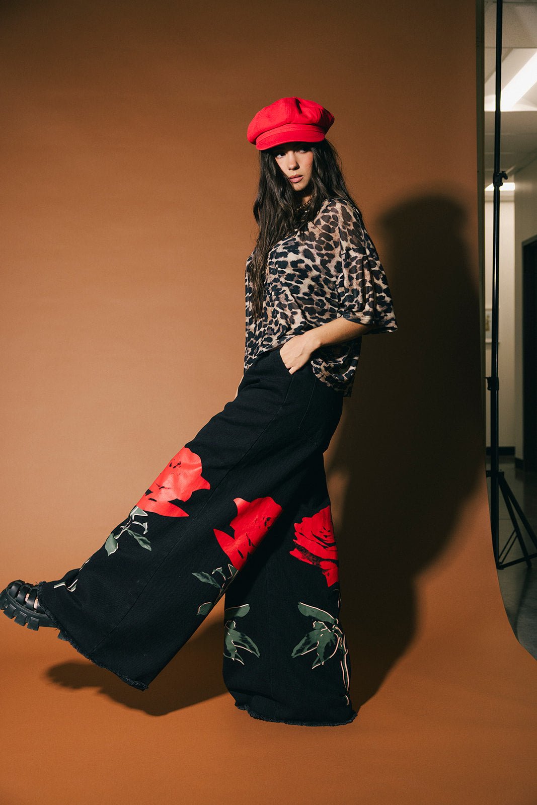La Vie En Rose Wide Leg Denim - Dressed in Lala