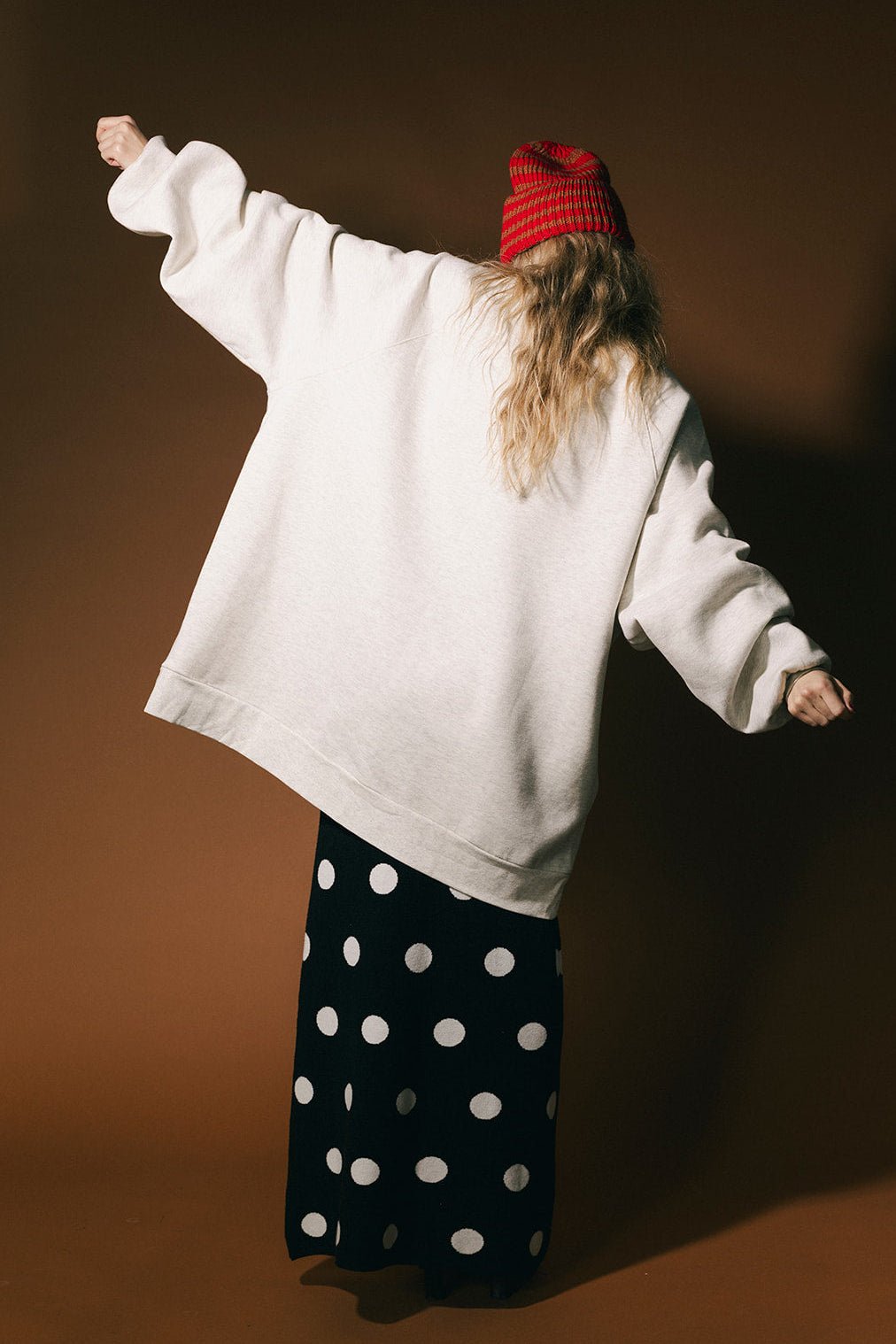 Lala Alumni Ultra Oversized Crewneck - Dressed in Lala