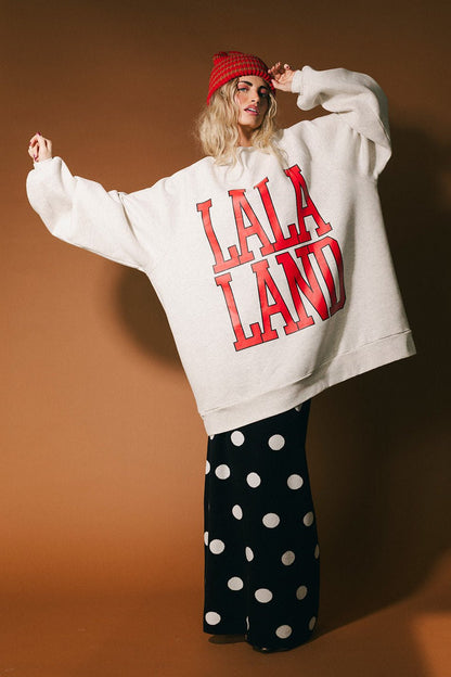 Lala Alumni Ultra Oversized Crewneck - Dressed in Lala
