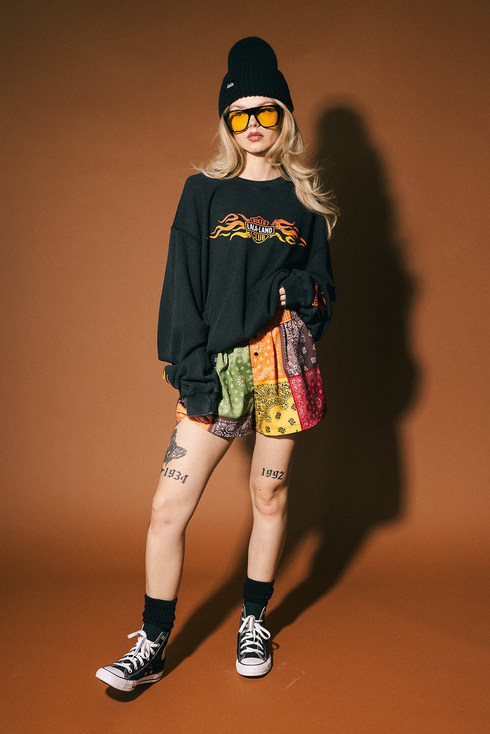 Lala Biker Club Oversized Thermal - Dressed in Lala