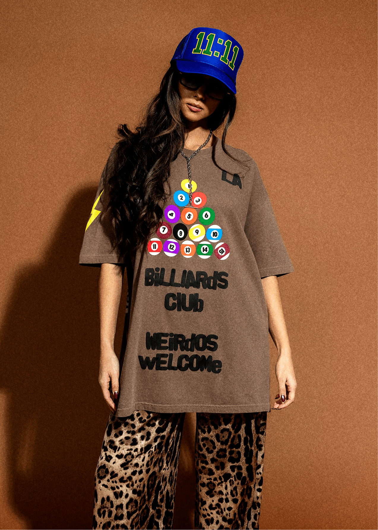 Lala Billiards Club Oversized Tee - Dressed in Lala