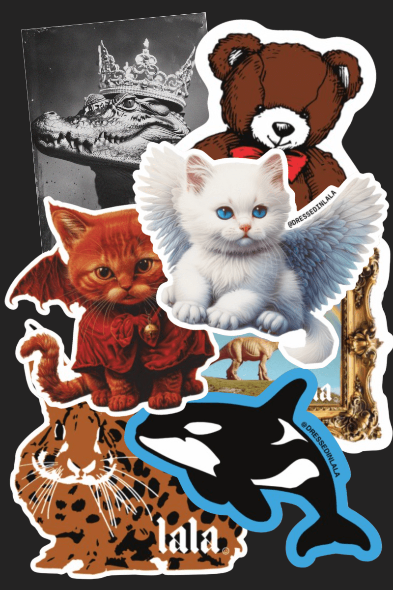 Lala Creatures Sticker Pack - Dressed in Lala