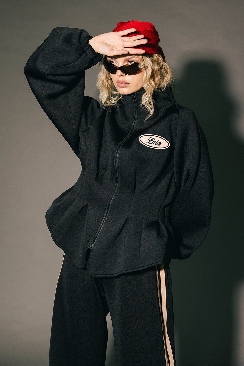 Lala Design Studios Scuba Track Jacket - Dressed in Lala
