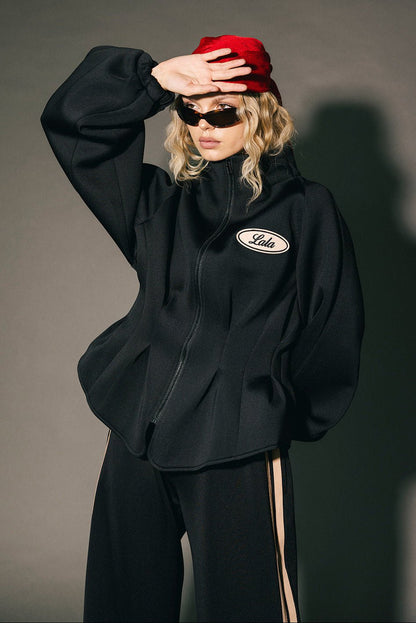 Lala Design Studios Scuba Track Jacket - Dressed in Lala