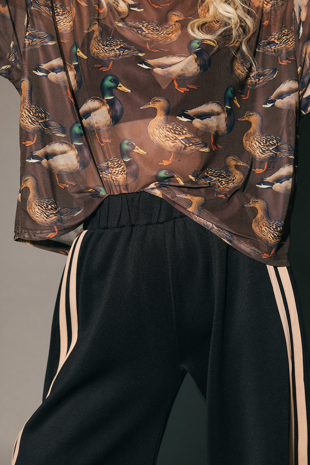 Lala Design Studios Scuba Wide Leg Track Pants - Dressed in Lala