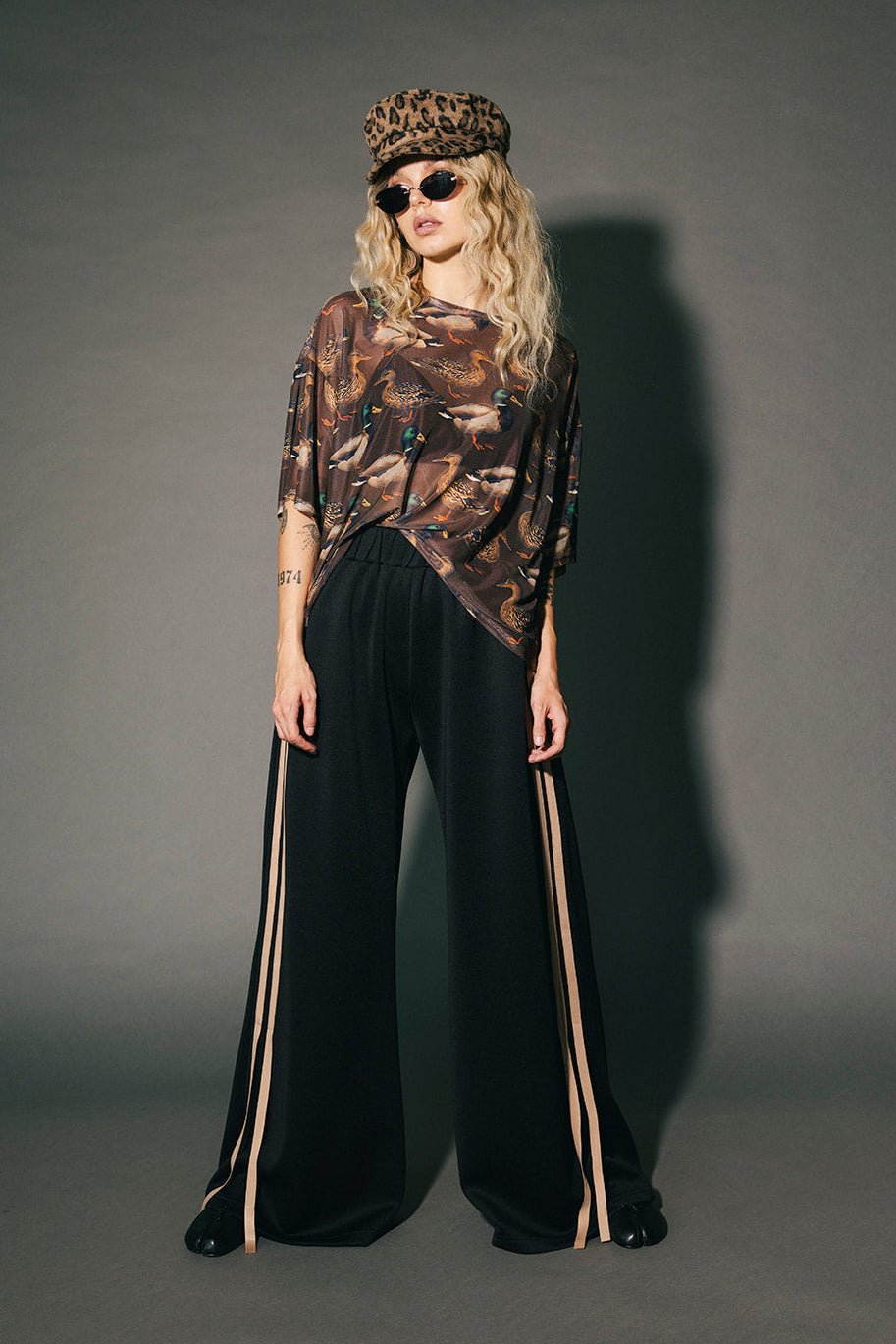 Lala Design Studios Scuba Wide Leg Track Pants - Dressed in Lala