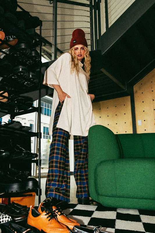 Lala Icon Mock Neck Top in Oatmilk - Dressed in Lala