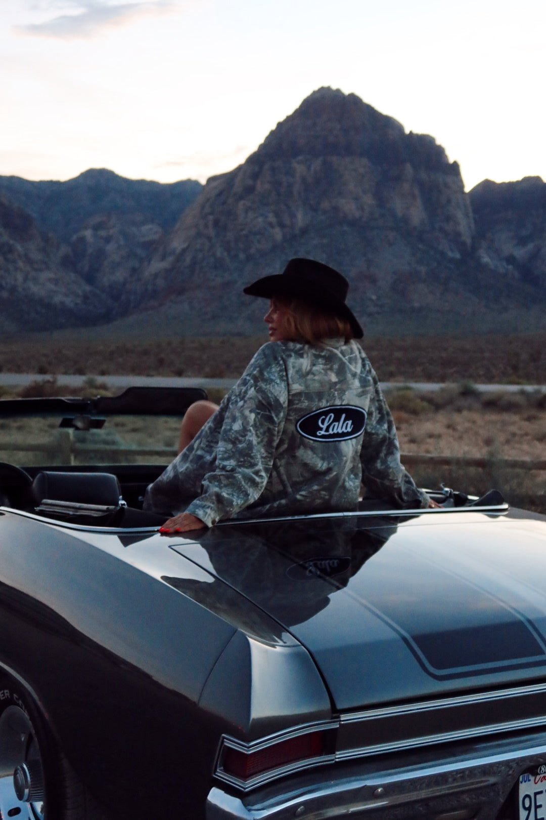 Lala Motors Oversized Camo Denim Jacket - Dressed in Lala