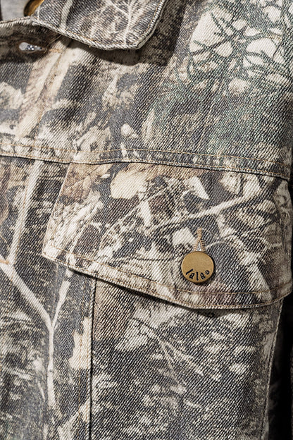 Lala Motors Oversized Camo Denim Jacket - Dressed in Lala