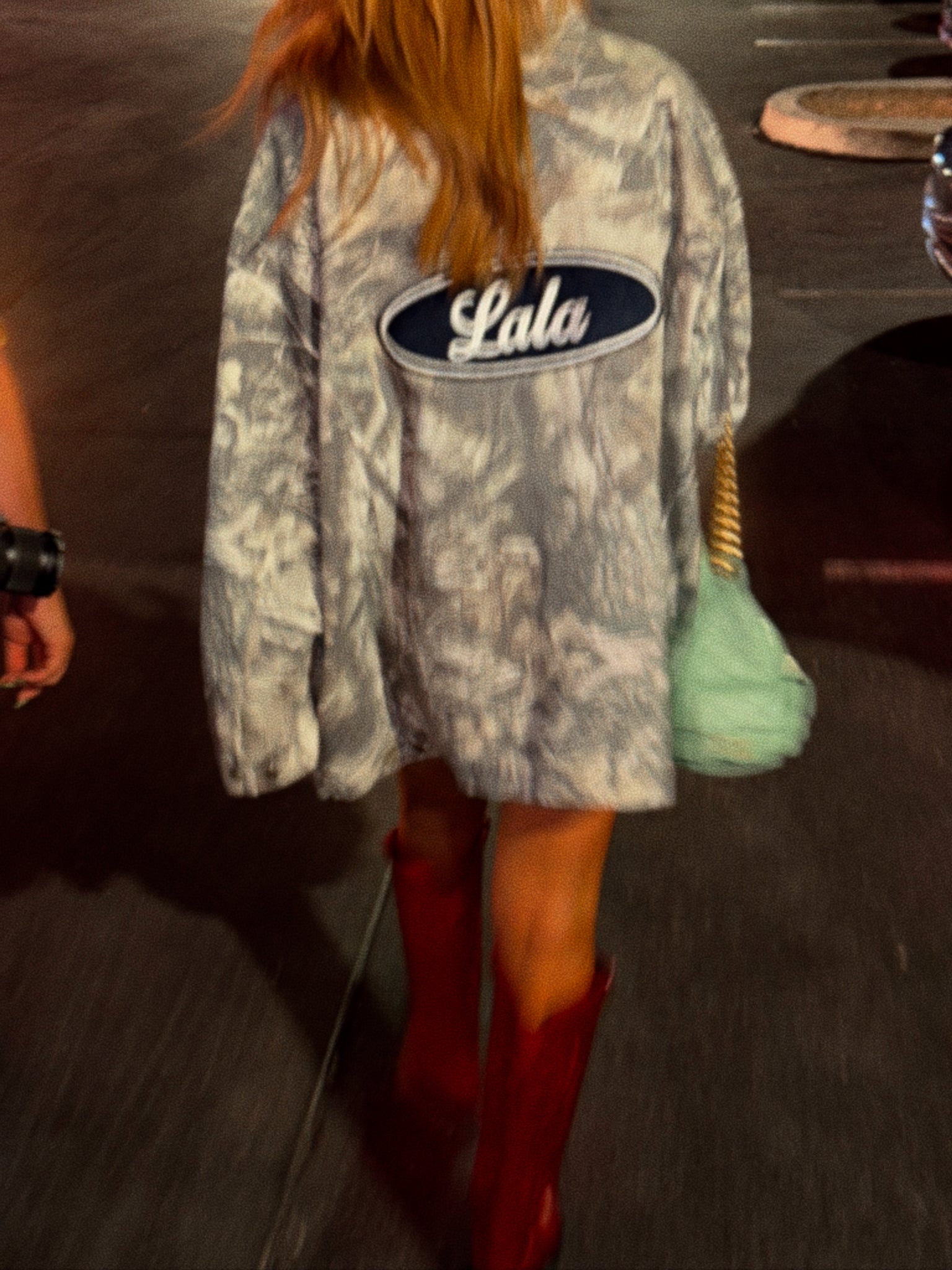 Lala Motors Oversized Camo Denim Jacket - Dressed in Lala