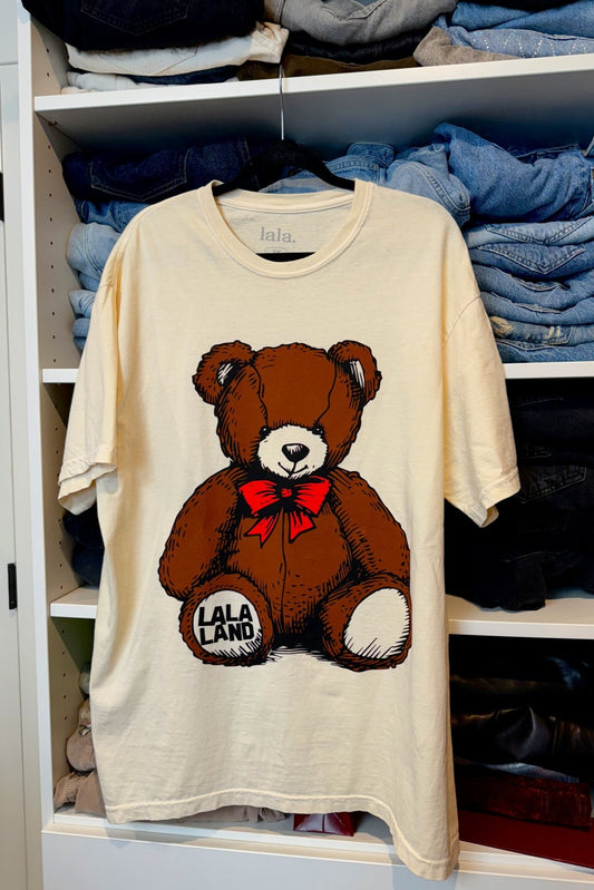 LALA ORIGINAL: Inner Child Oversized Teddy Tee - Dressed in Lala