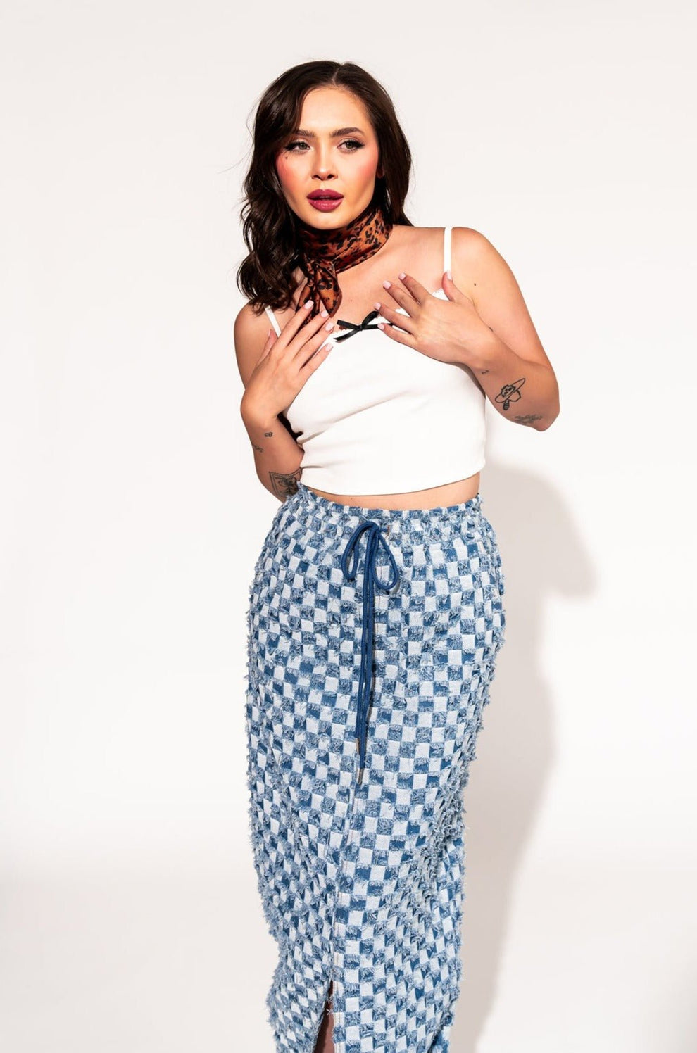 LOML Bow Tank in White – Dressed in Lala