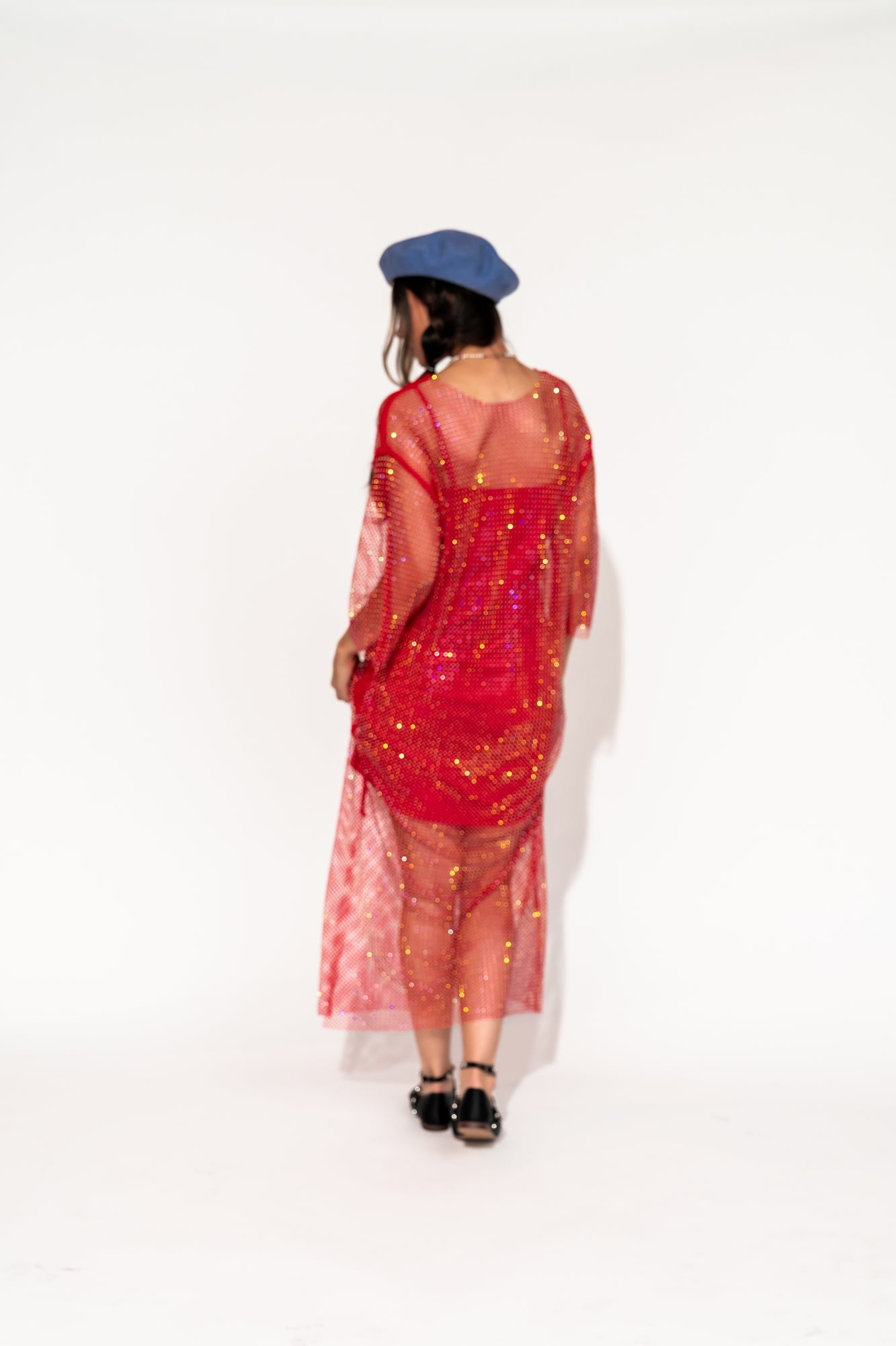 dressed in lala mesh dress Mirrorball Mesh Dress + Slip S/M