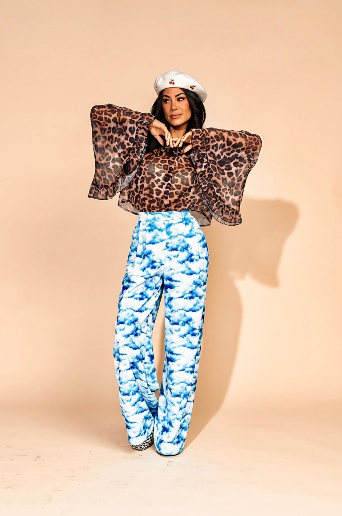 LALA ORIGINAL: Never Taking These Off Trousers in Secret Sky Society - Dressed in Lala