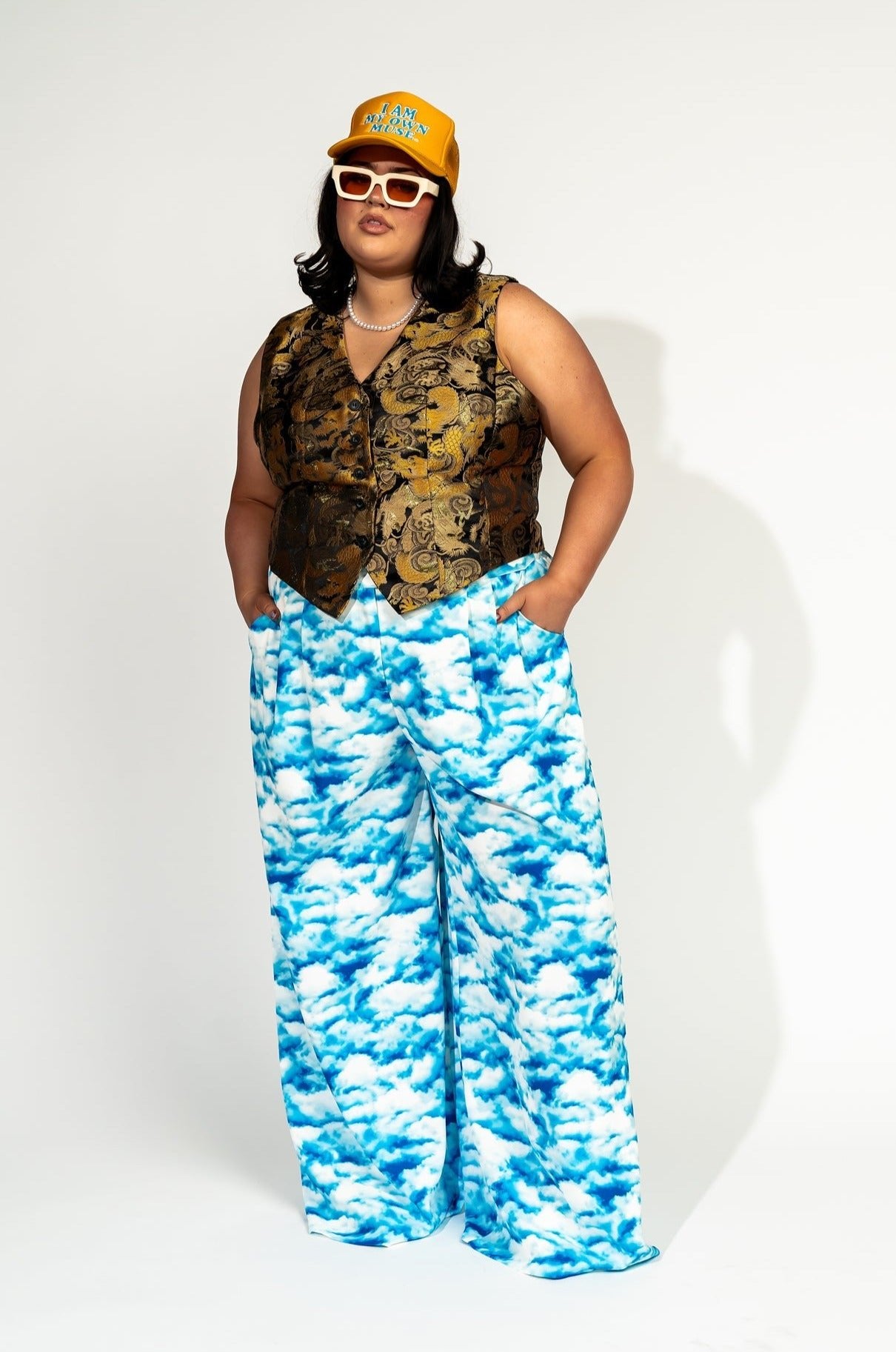 LALA ORIGINAL: Never Taking These Off Trousers in Secret Sky Society - Dressed in Lala