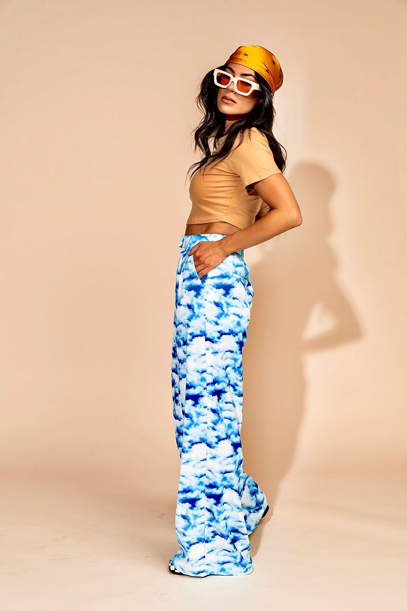LALA ORIGINAL: Never Taking These Off Trousers in Secret Sky Society - Dressed in Lala
