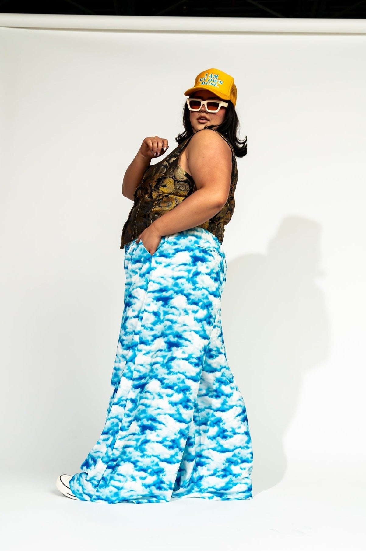 LALA ORIGINAL: Never Taking These Off Trousers in Secret Sky Society - Dressed in Lala