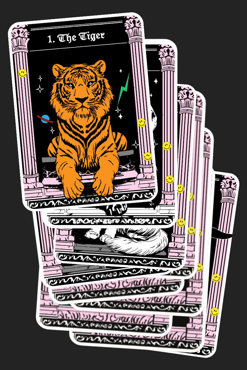 Lala Tarot Sticker Pack - Dressed in Lala