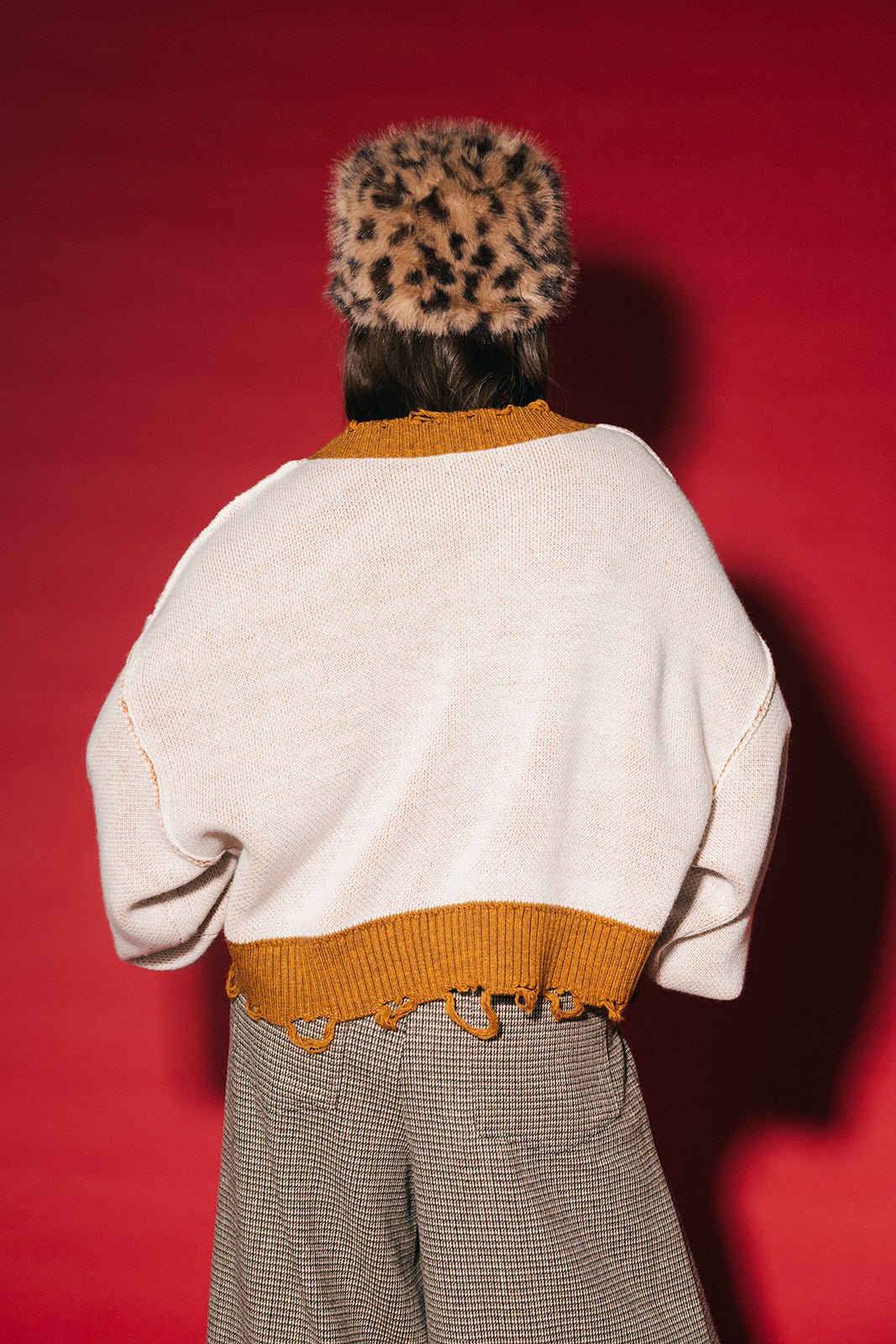 Lalaland University Distressed Boxy Sweater - Dressed in Lala