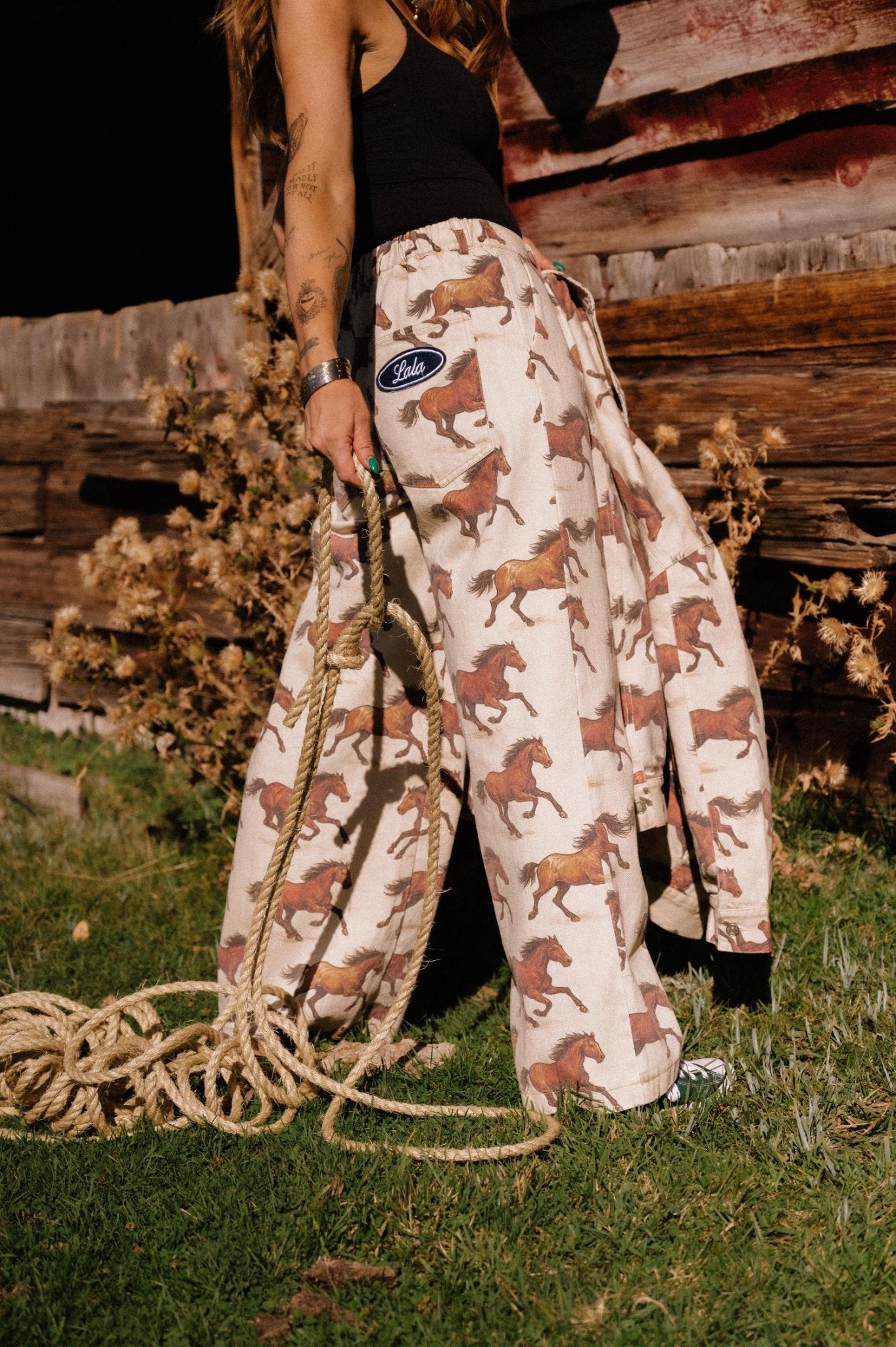 Lonely Pony Club Denim Trousers - Dressed in Lala