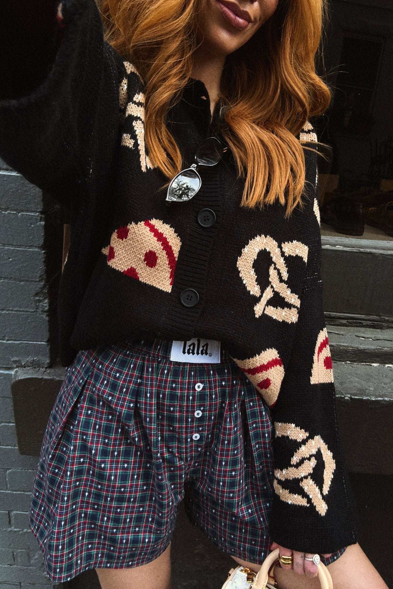 Lots of Love Plaid Pleated Boxer Shorts - Dressed in Lala