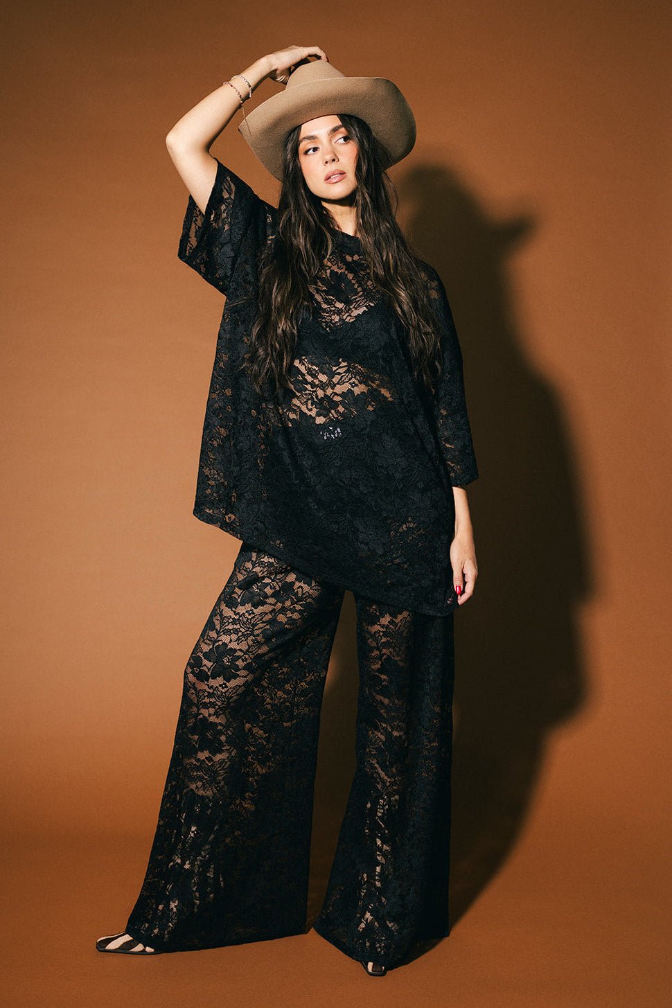 Love Hangover Oversized Lace Tee - Dressed in Lala