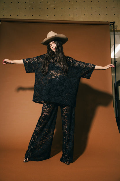 Love Hangover Oversized Lace Tee - Dressed in Lala