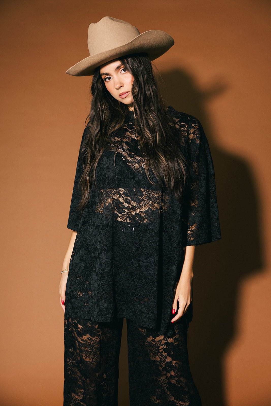 Love Hangover Oversized Lace Tee - Dressed in Lala