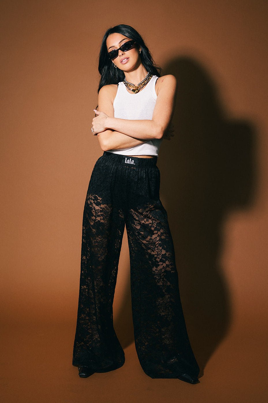 Love Hangover Wide Leg Lace Pants - Dressed in Lala