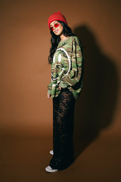 Love Hangover Wide Leg Lace Pants - Dressed in Lala