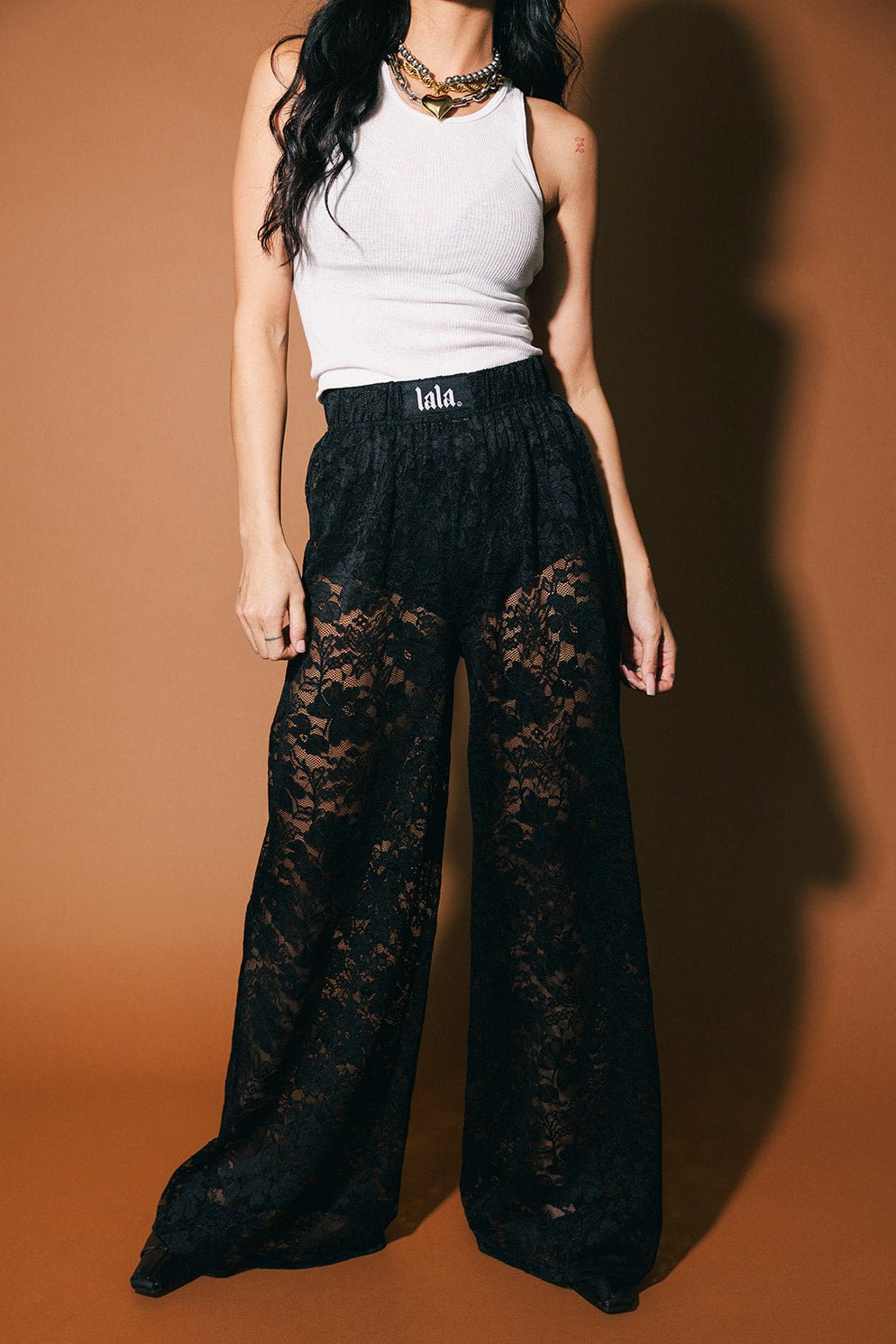 Love Hangover Wide Leg Lace Pants - Dressed in Lala