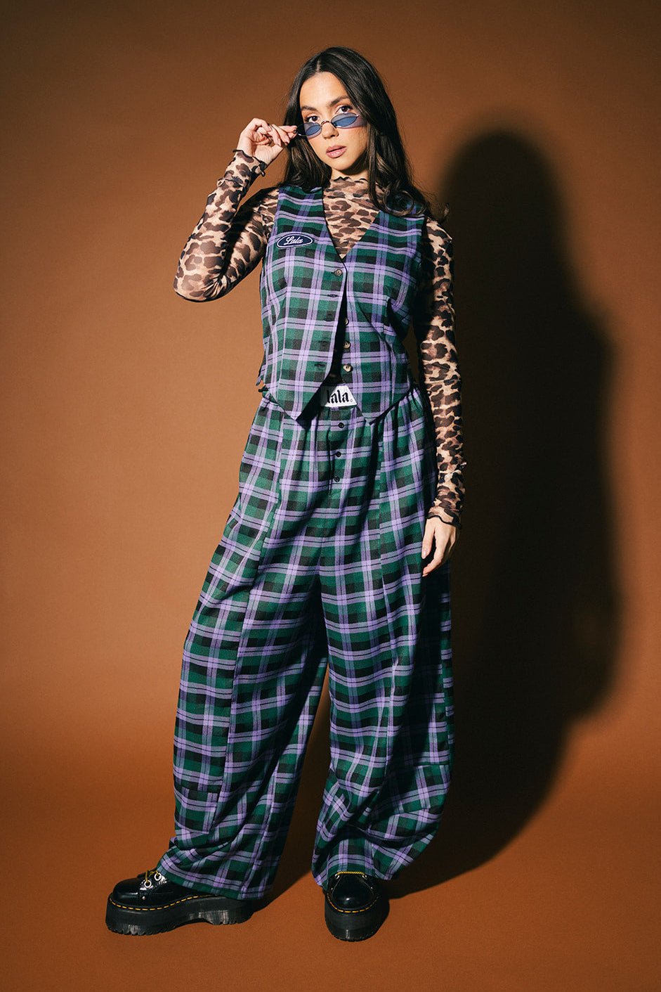 Love Letter Barrel Leg Trouser Pants - Dressed in Lala