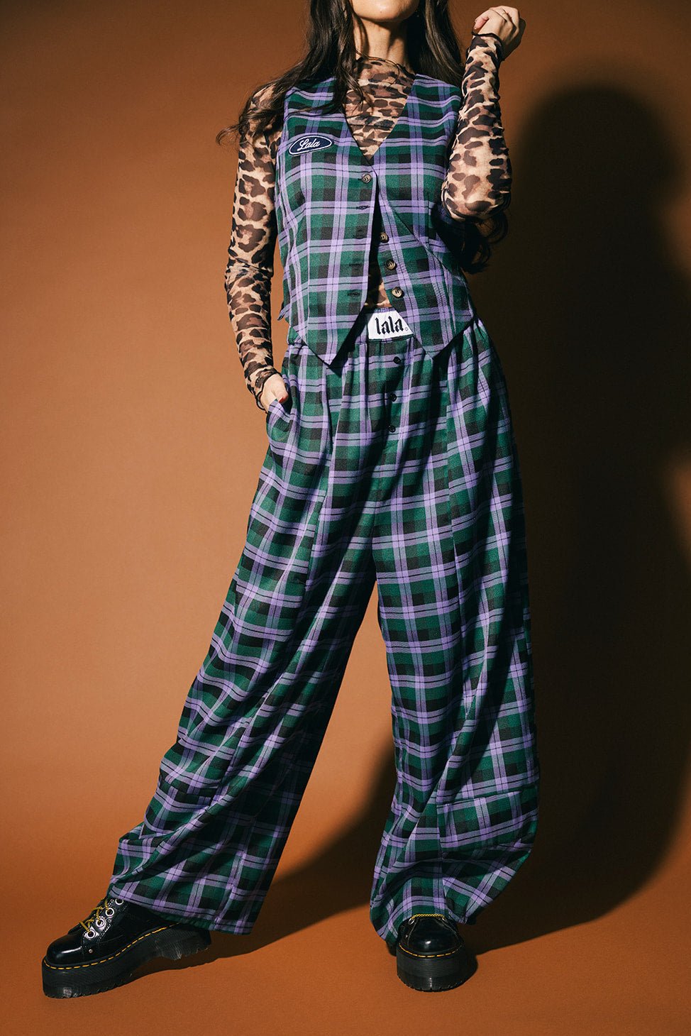 Love Letter Barrel Leg Trouser Pants - Dressed in Lala