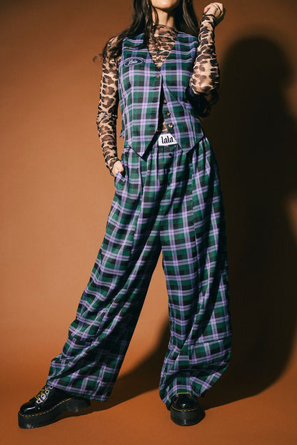 Love Letter Barrel Leg Trouser Pants - Dressed in Lala