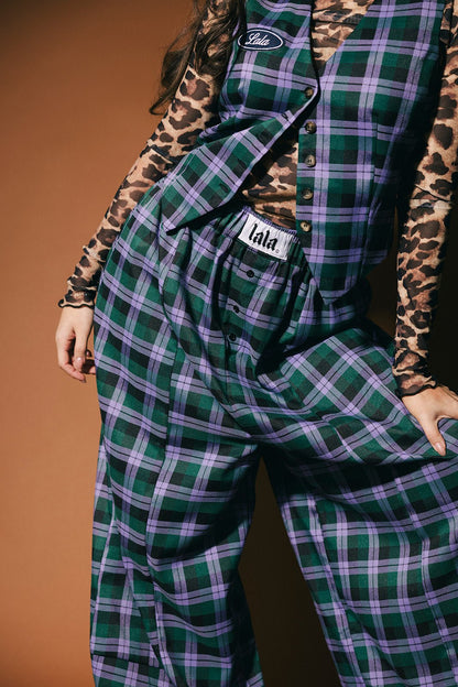 Love Letter Barrel Leg Trouser Pants - Dressed in Lala